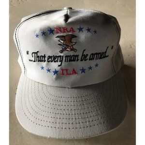 NRA ILA That Every Man Be Armed Adjustable Cap Hat Vintage Gray